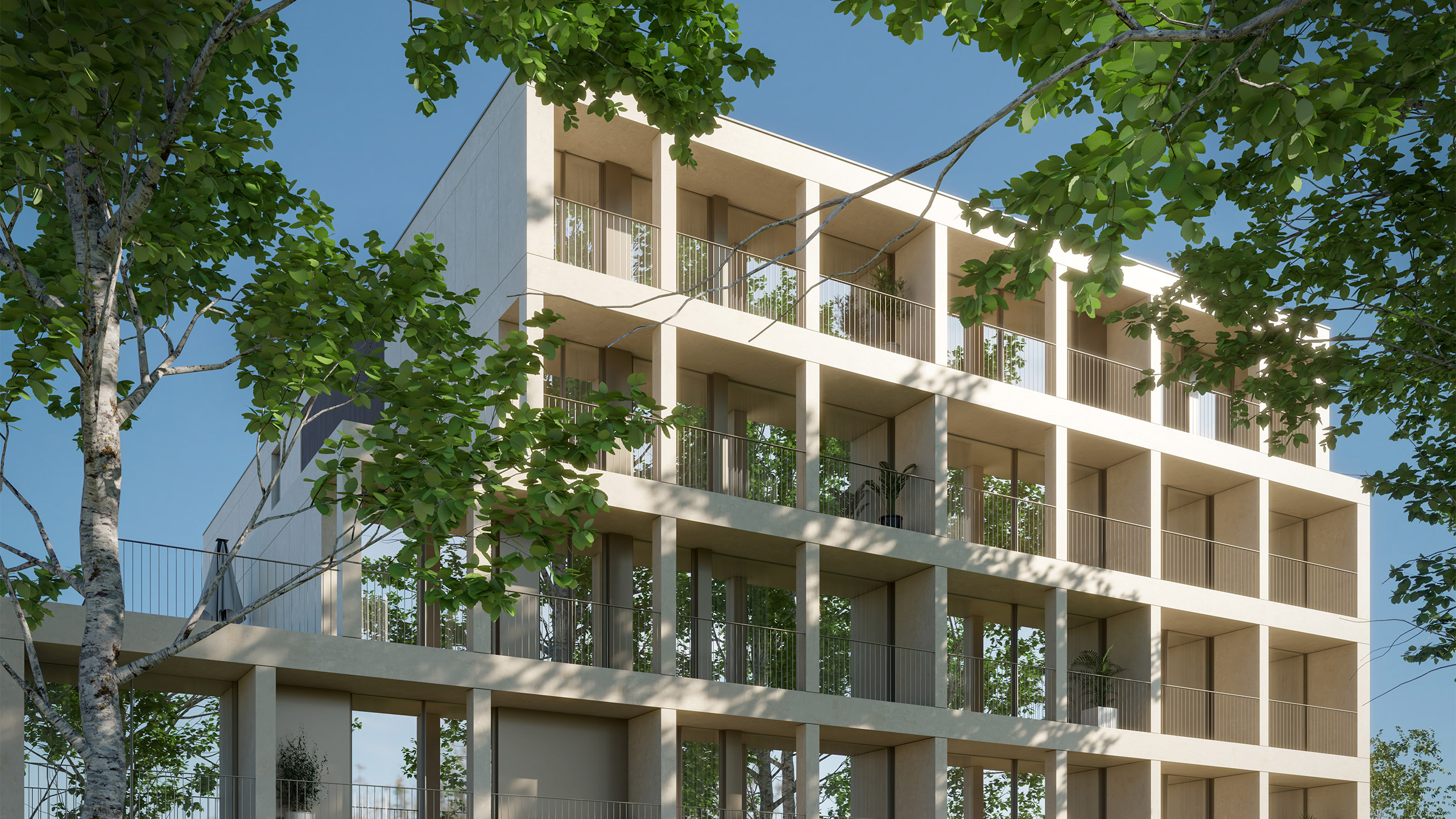 Exterior do empreendimento Prestige Living, no Porto