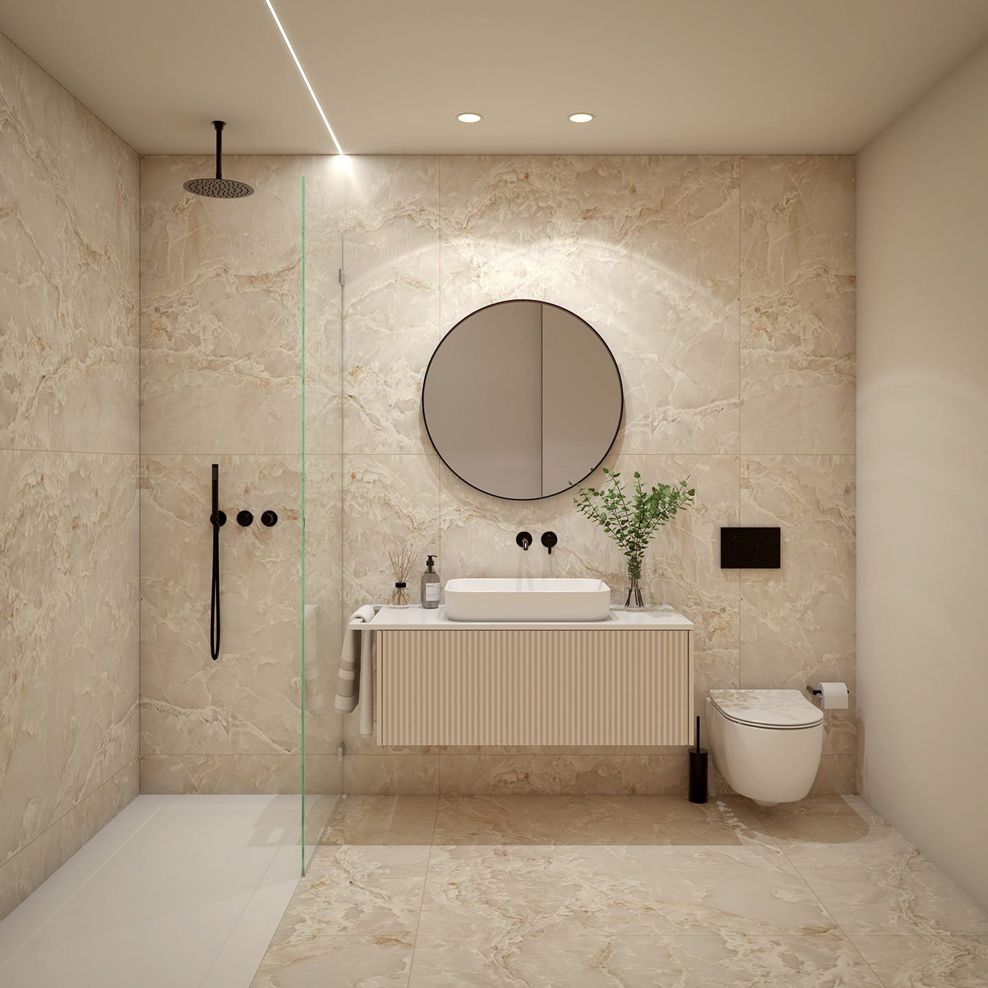 Interior de apartamento no empreendimento Prestige Living, no Porto
