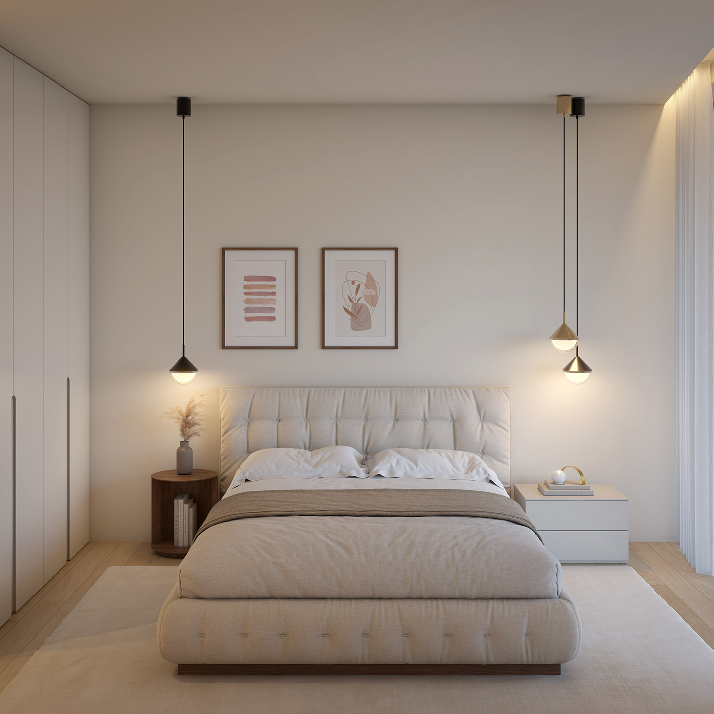Interior de apartamento no empreendimento Prestige Living, no Porto